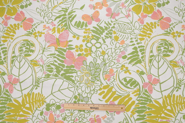 Sunlit Garden Woven Solution Dyed Acrylic Outdoor Fabric in Spring