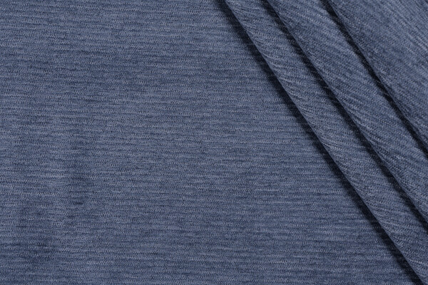 Walsh Woven Chenille Upholstery Fabric in Denim