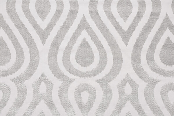 Sumona Embroidered Drapery Fabric in Patina