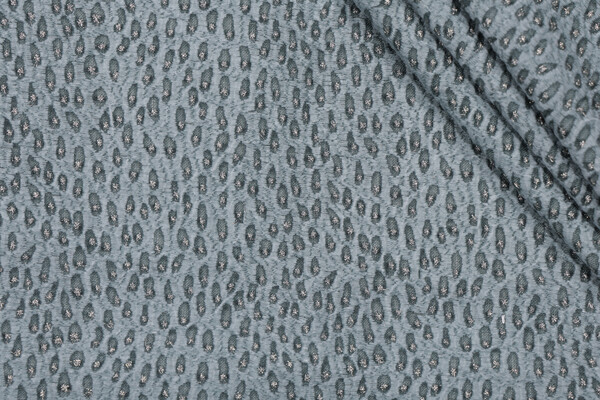 Scyene Embroidered Drapery Fabric in Peacock