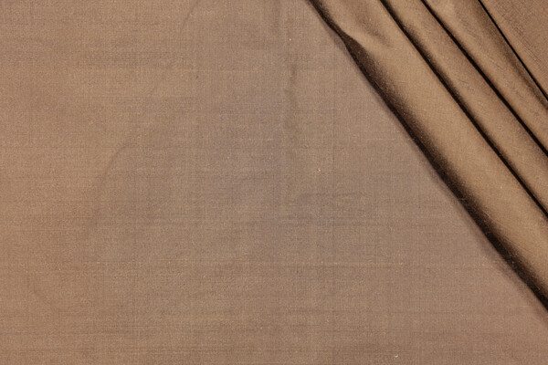 Titan Silk Decorator Fabric in Mocha