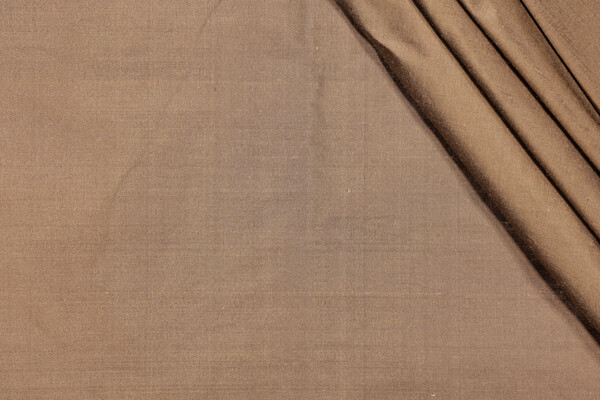Titan Silk Decorator Fabric in Mocha