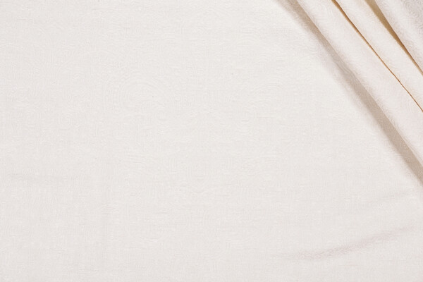 Nahanni Woven Chenille Upholstery Fabric in Cream