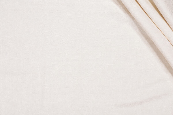 Nahanni Woven Chenille Upholstery Fabric in Cream