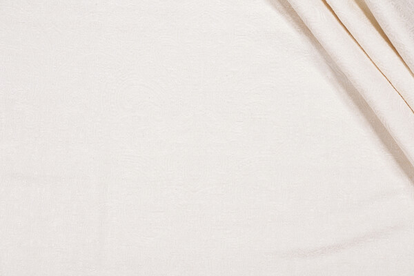 Nahanni Woven Chenille Upholstery Fabric in Cream