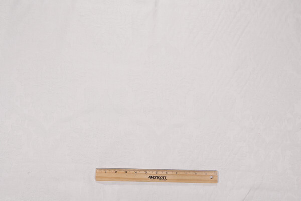 P Kaufmann Astoria Woven Cotton Jacquard Drapery Fabric in White