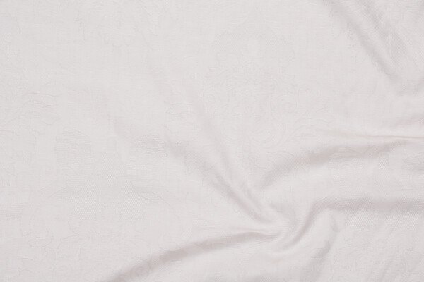 P Kaufmann Astoria Woven Cotton Jacquard Drapery Fabric in White