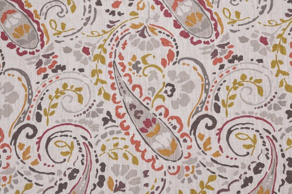 Thom Filicia Tousey Printed Linen Drapery Fabric in Quarry for Kravet CLOSEOUT