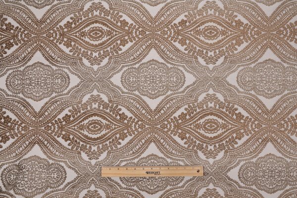 Rampone Woven Upholstery Fabric in Pewter