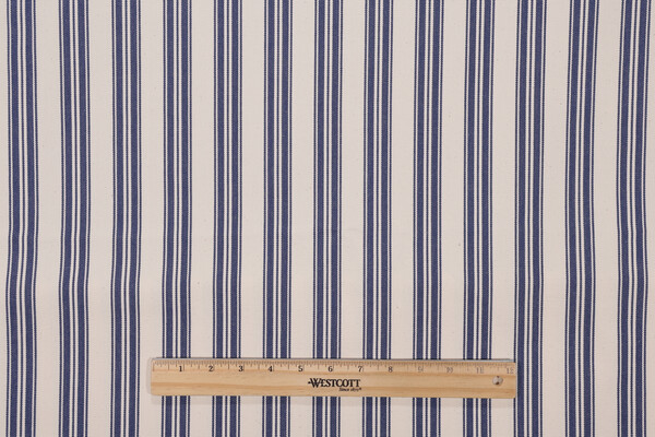 Tick Tock Woven Decorator Fabric in Midnight