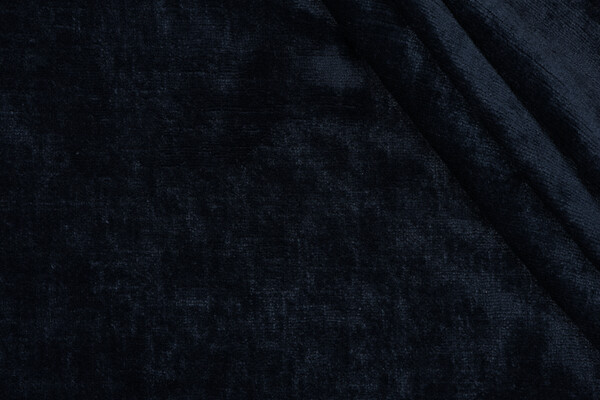 Umbria Velvet Upholstery Fabric in Midnight