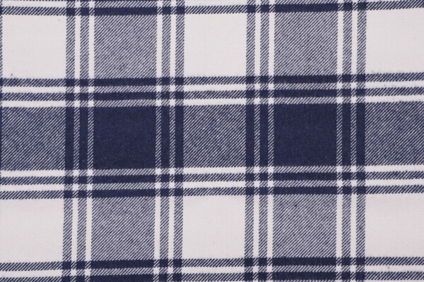 Robinson Woven Upholstery Fabric in Navy