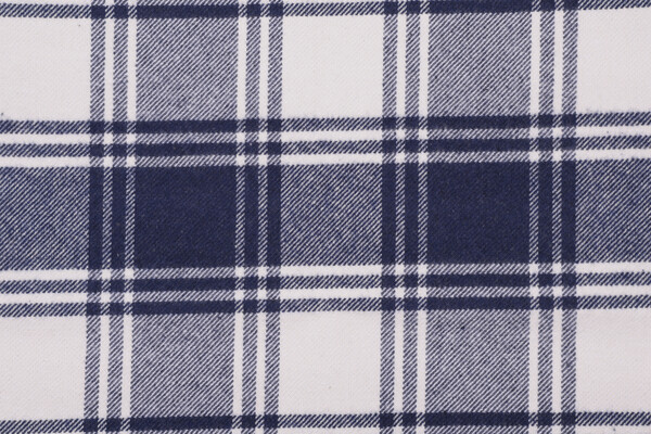 Robinson Woven Upholstery Fabric in Navy