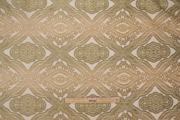 Rampone Woven Chenille Upholstery Fabric in Sage