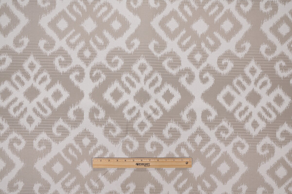 Bella Dura Bahia Woven Polyolefin Outdoor Fabric in Stone