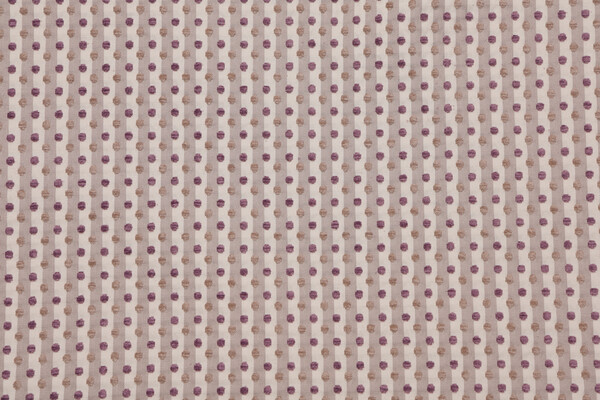 Whimsical Woven Chenille Upholstery Fabric in Amethyst