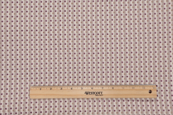 Whimsical Woven Chenille Upholstery Fabric in Amethyst