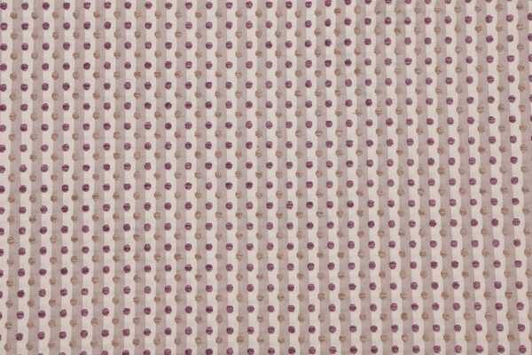 Whimsical Woven Chenille Upholstery Fabric in Amethyst