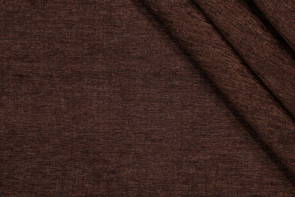 Crypton High Performance Woven Chenille Upholstery Fabric in Chocolate