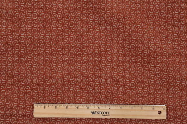 Crypton High Performance Woven Chenille Upholstery Fabric in Clay