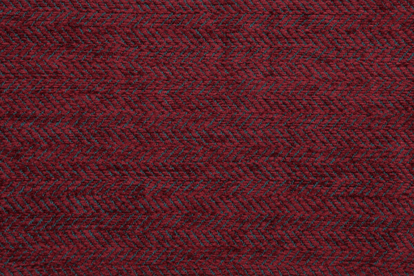Scalamandre Herringbone Chenille Upholstery Fabric in Red on Spruce