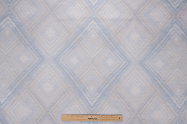 PK Lifestyles Sylvie Printed Polyester Drapery Fabric in Spa 