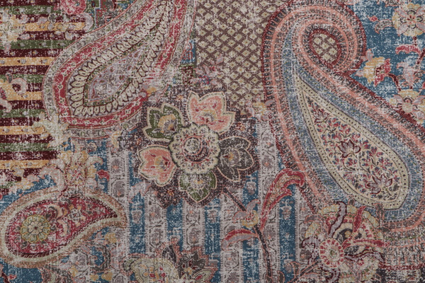 Kaufmann Claim To Fame Printed Cotton Drapery Fabric in Aubusson