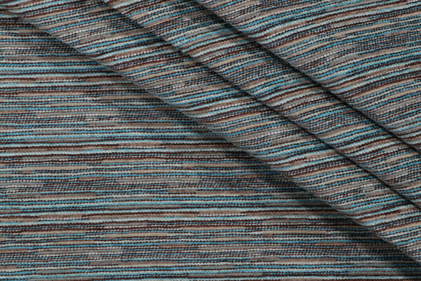 Chic Woven Chenille Upholstery Fabric in Mediterranean
