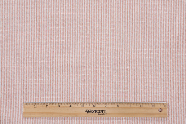 P Kaufmann Bottom Line Woven Chenille Upholstery Fabric in Blush 