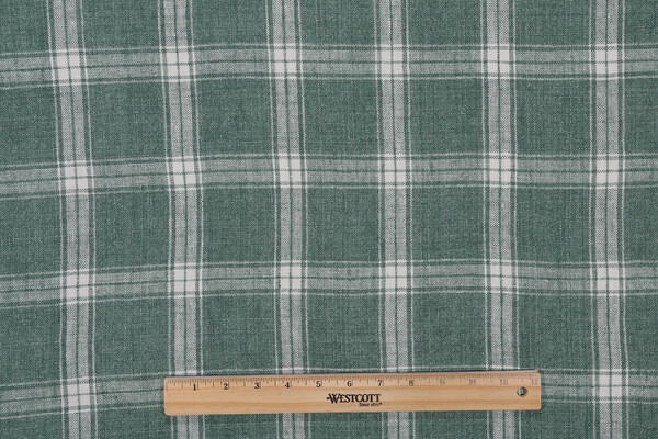 P Kaufmann Preston Woven Linen Decorator Fabric in Basil 