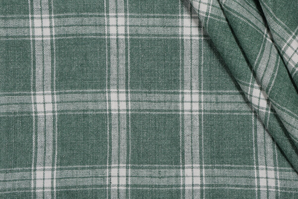 P Kaufmann Preston Woven Linen Decorator Fabric in Basil 