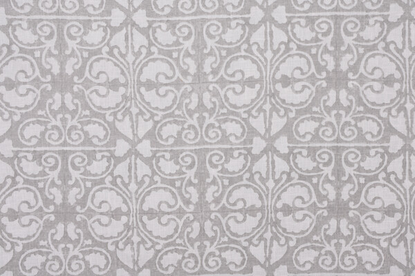 P Kaufmann Palazzo Printed Drapery Fabric in Grey 