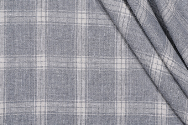 Sample of P Kaufmann Preston Woven Linen Decorator Fabric in Mineral 