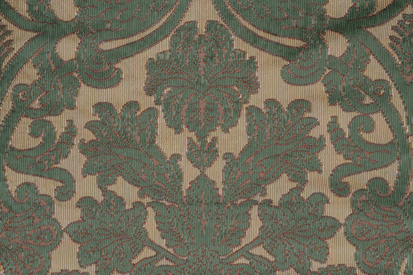 Caldwell Velvet Upholstery Fabric in Green 