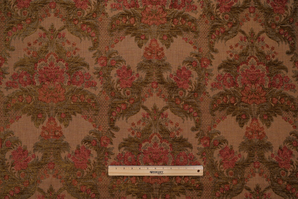 Florence Chenille Tapestry Upholstery Fabric in Autumn 