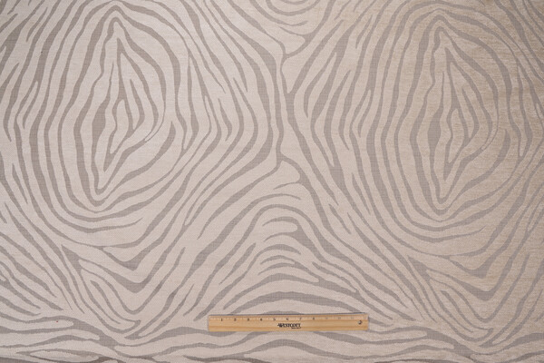 Safari Woven Chenille Upholstery Fabric in Natural 