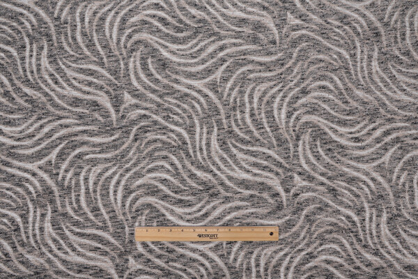 TFA To The Touch Woven Chenille Upholstery Fabric in Silver 