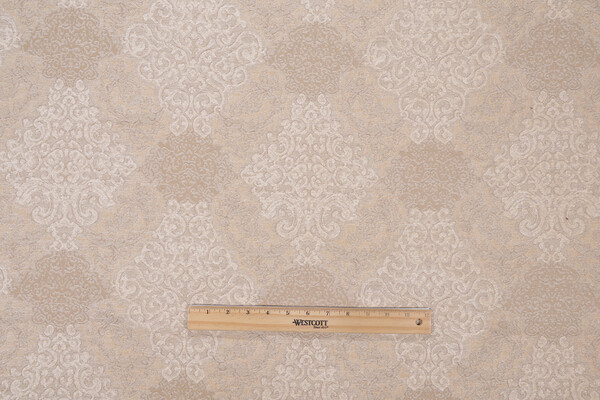 Gallagher Woven Chenille Upholstery Fabric in Sand Dune 