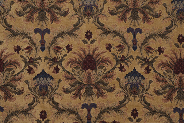 Sophia Chenille Tapestry Upholstery Fabric in Khaki 