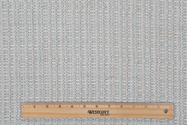 Hodges Woven Chenille Upholstery Fabric in Aqua 