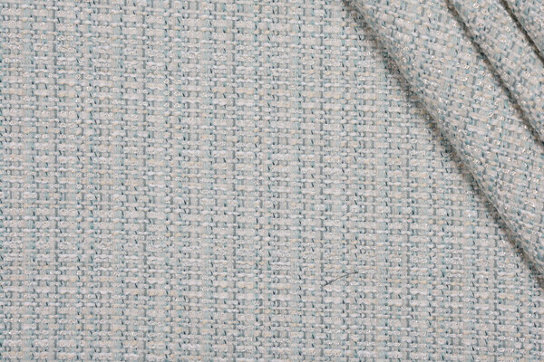 Hodges Woven Chenille Upholstery Fabric in Aqua 