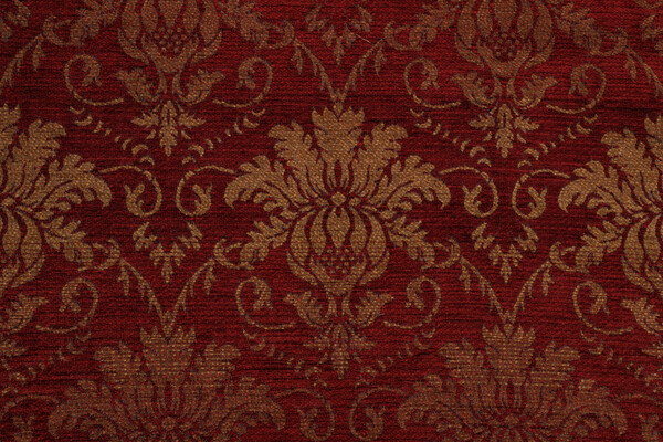 Ballard Woven Chenille Upholstery Fabric in Ruby 