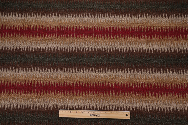 Indian Blanket Woven Upholstery Fabric in Multi 