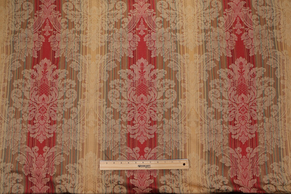 Aline Damask Decorator Fabric in Jewel 