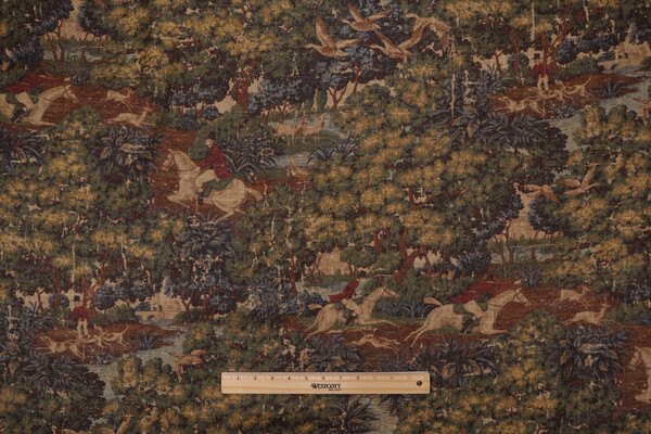 Covington The Chase Printed Linen Blend Drapery Fabric 