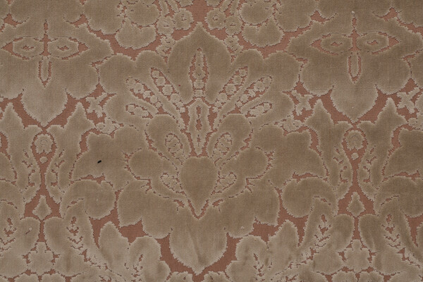 Franco Velvet Upholstery Fabric in Stone