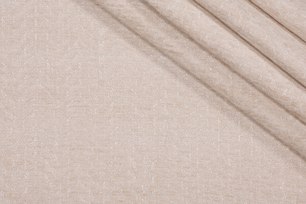 Herringbone Woven Chenille Upholstery Fabric in Natural