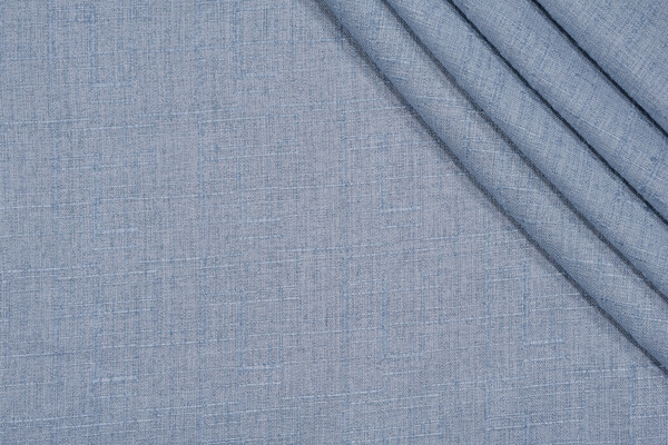 Richloom Pocasset Woven Drapery Fabric in Chambray