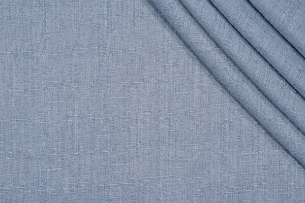 Richloom Pocasset Woven Drapery Fabric in Chambray