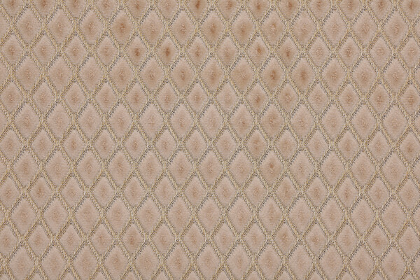 Diamond Velvet Upholstery Fabric in Pebble